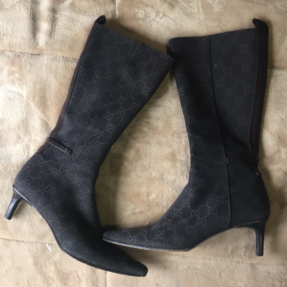 Gucci brown boots